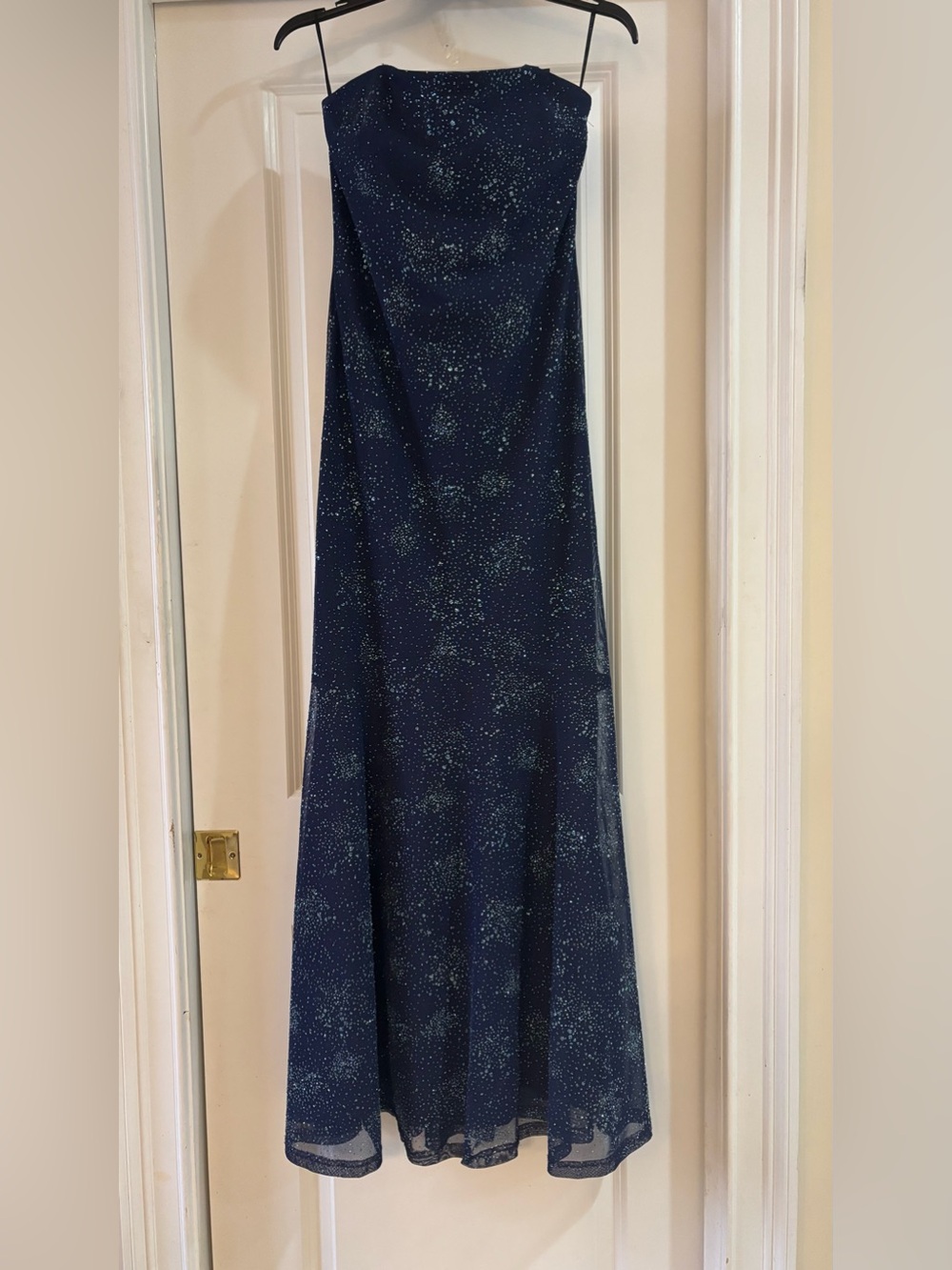 Vintage Jessica McClintock Sparkle Strapless Gown - 9/10